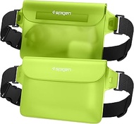 Spigen A620 Waterproof Waist Bag (2 pack) with Adjustable Waist Belt for Swimming, Outdoor activity,