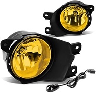 DNA Motoring FL-ZTL-815-AM Amber Lens Fog Light+Switch [for 08-16 Sequoia]