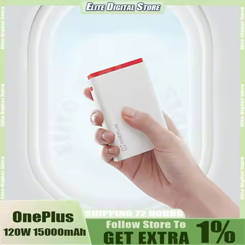 OnePlus SUPERVOOC Power Bank 120W 15000mAh Large Capacity Fast Charging PD3.0 PPS100W QC UFCS Mobile