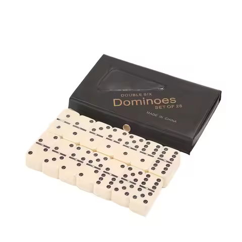 Classic Board Games Dominoes Set for Adults Premium Dominos with Case Dominoes Family Games for Kids