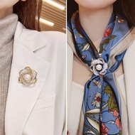 [SG SELLER] Scarf Ring Shawl Brooch Ring Cincin Silk Scarf Headscarf Pin Silk Scarf Button Variety S