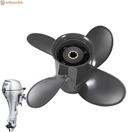 Sturdy Construction Aluminum Boat Propeller Nine One Fourth by Ten Pitch Fitment