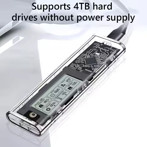 M.2NVME/NGFF Dual Protocol Solid State Drive Case Multi-Purpose Digital Display Drive Case External 