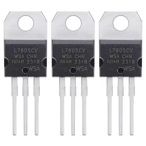 Pack of 30 L7805 L7805CV 7805 LM7805 Voltage Regulator 5V 1.5A Positive Output IC Circuit 5 Volt 1.5