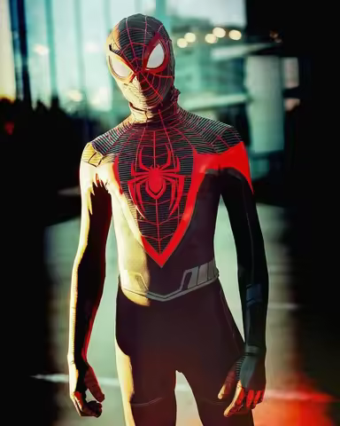 PS5 Miles Morales Spiderman Cosplay Costume Zentai Suits Halloween Costume SuperHero Spandex Bodysui