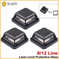 SUER  Laser Glass Protector, Waterproof Self Leveling Laser Level Protective Glass,  Universal 8/12 
