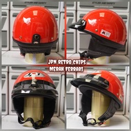 Helm Chip Merek Jpn Warna Merah Ferrari