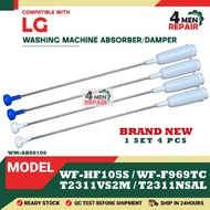 WF-HF105S / WF-F969TC / T2311VS2M / T2311NSAL COMPATIBLE WITH LG Washing Machine Absorber DAMPER Sus