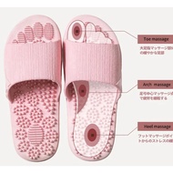 Code Q92J health slippers slippers foot massage home relaxing bathroom bedroom reflexology acupunctu