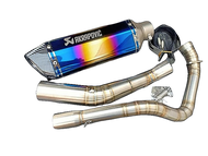 คอท่อ YAMAHA Exciter 155VVA(เอ็กซ์ไซเตอร์155 วีวีเอ)ผลิตจากแสตนเลสเกรด 304 อย่างดีสวม 2 นิ้ว(51 มม.)