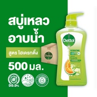 Dettol เดทตอล เจลอาบน้ำ สบู่เหลวเดทตอล แอนตี้แบคทีเรีย สูตรไฮเดรทติ้ง 500มล.X12 Dettol Shower Gel Antibacterial Hydrating 500mlX12