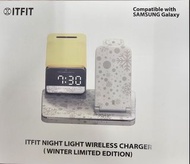 全新itfit night light wireless charger(winter limited edition)