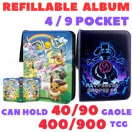 🇸🇬 Pokemon Card Album Binder Zip 4 Pocket Refillable | TCG Cards Ga Ole | 2x2 Album Sleeves | Gaole 