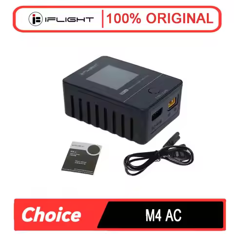 IFlight M4 AC 30W 2.5A Smart Battery Balance Charger 2-4S Full viewing angle display 100-240V XT30 O