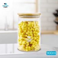 Coffee Storage Glass Jar 900 ML - GH1270 - Transparent