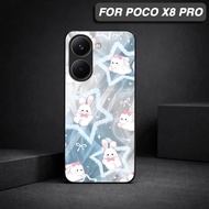 Glass Softcase poco X8 PRO - Casing hp Latestpoco X8 PRO [M373] Casing poco - Cool Aesthetic Motif -
