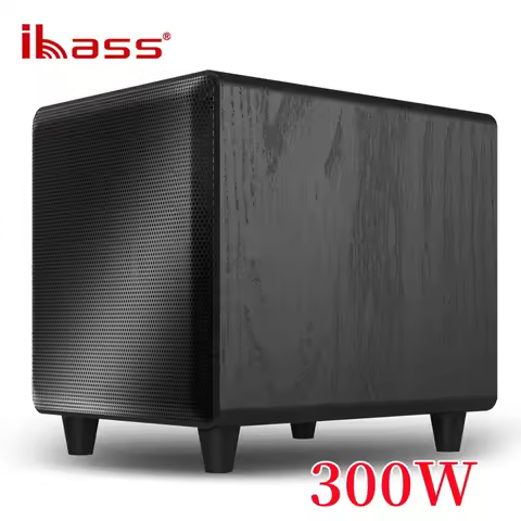 Ibass M10D Home 10 Inch Active Subwoofer 300W High Power Speakers Home Theatre System Matching TV an