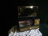 【老時光 OLD-TIME】早期日本稀有老化妝鏡珠寶櫃