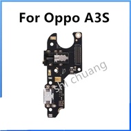 For Oppo A3S / Oppo A5 Cph1853 Charging Plug Board Hfree Microphone Jack Board Usb Port For Black Ri