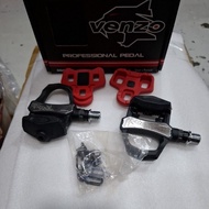 Bicycle pedal roadbike cleats venzo sealed bearing