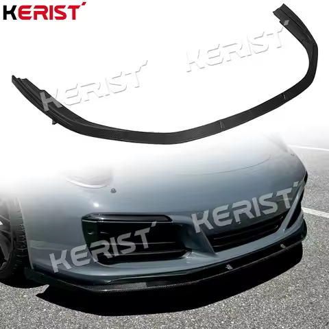 For Porsche carrera s gts 911 991.2 2016-2018 Front Carbon Fiber Canards Bumper Lip Spoiler Splitter