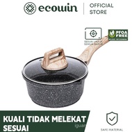 Periuk Periuk Tidak Lekat Ecowin Dengan Penutup(16/18/20sm), Suit Periuk Maifan Percuma PFOA Semua A
