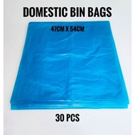 Garbage Bag 47CM X 54CM (BLUE) (30 PCS)