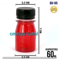 Zam Zam Bottle 60ml / Zam Zam Water Plastic Bottle / Zam Zam Water Bottle (7 - 7,5 CM)