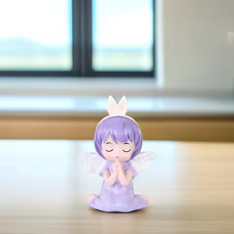 Angel Coin Bank Praying Pose Plastic Saving Jar Adorable Reusable Money Box for Shower Baptism First