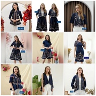 JM SERIES Batik Couple Set Family Navy Uniform 185 288 292 241 165 316 158 317 164 289 236 303 322 1