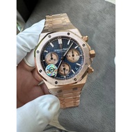 1: 1 Original Standard Real Shot, Produced by the Peak, Royal Oak 26240 Rose Gold Blue Surface Real 