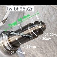 Spider Segitiga Baling Baling Mesin Cuci Toshiba Model TW-BH95S2N