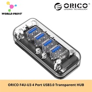 ORICO F4U-U3 4 Port USB3.0 Transparent HUB