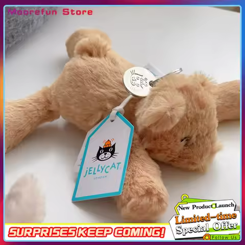 【In-Stock】New Jellycat Smuggy Bear Pendant Cute Cartoon Bag Plush Pendant Keychain For Girls 2026 Ne