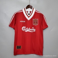 95-96 Liverpool Home Away Retro Soccer Jersey Football QQ5P