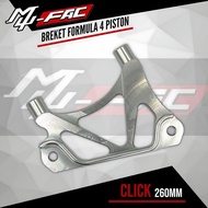 4 P CALIPER BRACKET FORMULA 4PISTON 4 P REGULAR FULL CNC - CLICK 260MM - FORMULA 4P Scoopy Vario Cli