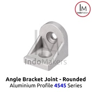 SIKU 4545 Rounded Corner Bracket 90 Degree Angle Gusset Aluminum Angle