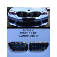 BMW G30 5 SERIES DIAMOND BLACK+CHROME GRILLE