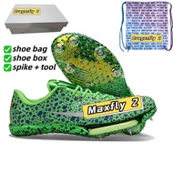 Sprint spikes shoes Maxfly 2 size:35-45 Portable breathable sprint competition special shoes shoes b