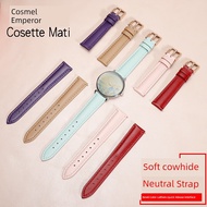 Strap Women Genuine Leather Suitable for Tieda Time Long Earth Watch Strap Frie Frie MK Seiko CK Str