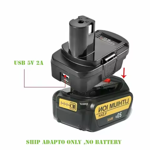 for Ryobi 18V one+ Tools use for Dewalt DCB 18/20V battery and Milwaukee 18V lithium battery