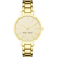 Nine West Women's Crystal Accented Bracelet Watch SQ7Z