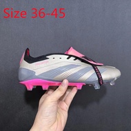 Ketibaan Baru Pemangsa Elit Lidah FG Cleat Kasut Bola Lelaki Sneakers Cleat Kasut Bola Sepak Profesi