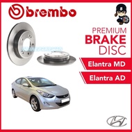 BREMBO Rear Disc Rotor (2pcs) -  Hyundai Elantra'12 MD, Hyundai Elantra'16 AD