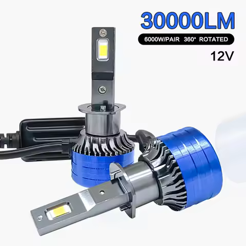 2pcs/Box 1200W H1 LED Headlight Super Bright CSP Car Headlight Bulbs Car Fog Light 12V 30000LM Auto 
