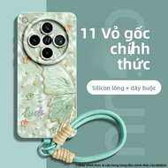 Ốp lưng GGUU cho OPPO Find X7 X7 Ultra X8 Pro bằng silicon chống rơi họa tiết bướm