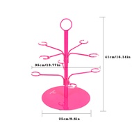 Factory Cocktail Glass Holder Hardware Display Storage Rack Goblet Holder logo Countertop Glass Hold