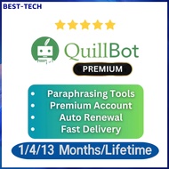 QuillBot Premium /Auto Renewal/1,4,12 months.Lifetime Account /Instant Delivery