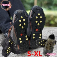 FOREVER Ice Claw, 10 Teeth Anti-Slip Ice Gripper Spike,  Universal Spike Shoes Crampons For Shoes