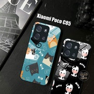 Case poco C85 - Softcase Glass Kaca poco C85 - Casing hp poco C85 - Silicone poco C85 - Casing Xiaom